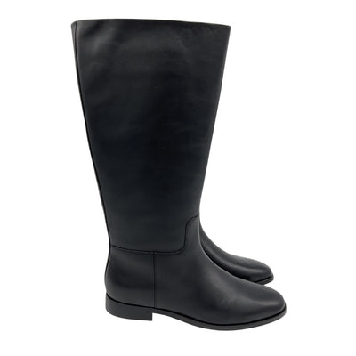 Vince Sleek Black Knee High Riding Boots Size 9 NWT