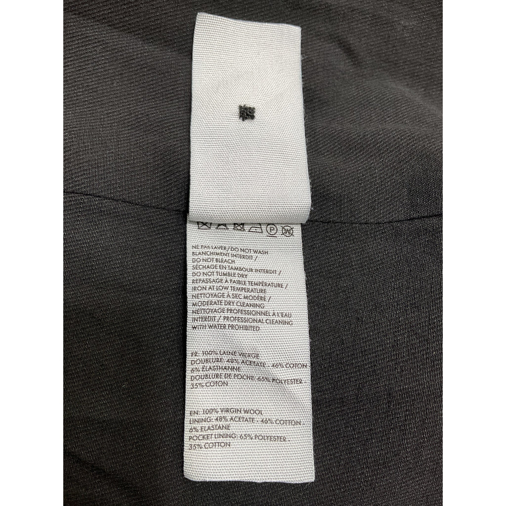 Jacquemus 'La Veste' Black Virgin Wool Tibau Size 42