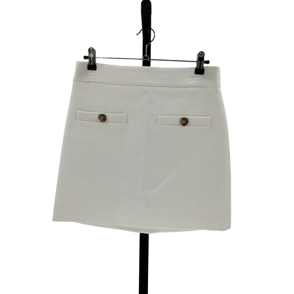 Veronica Beard 'Emar' White Cotton Mini Skirt Size 4