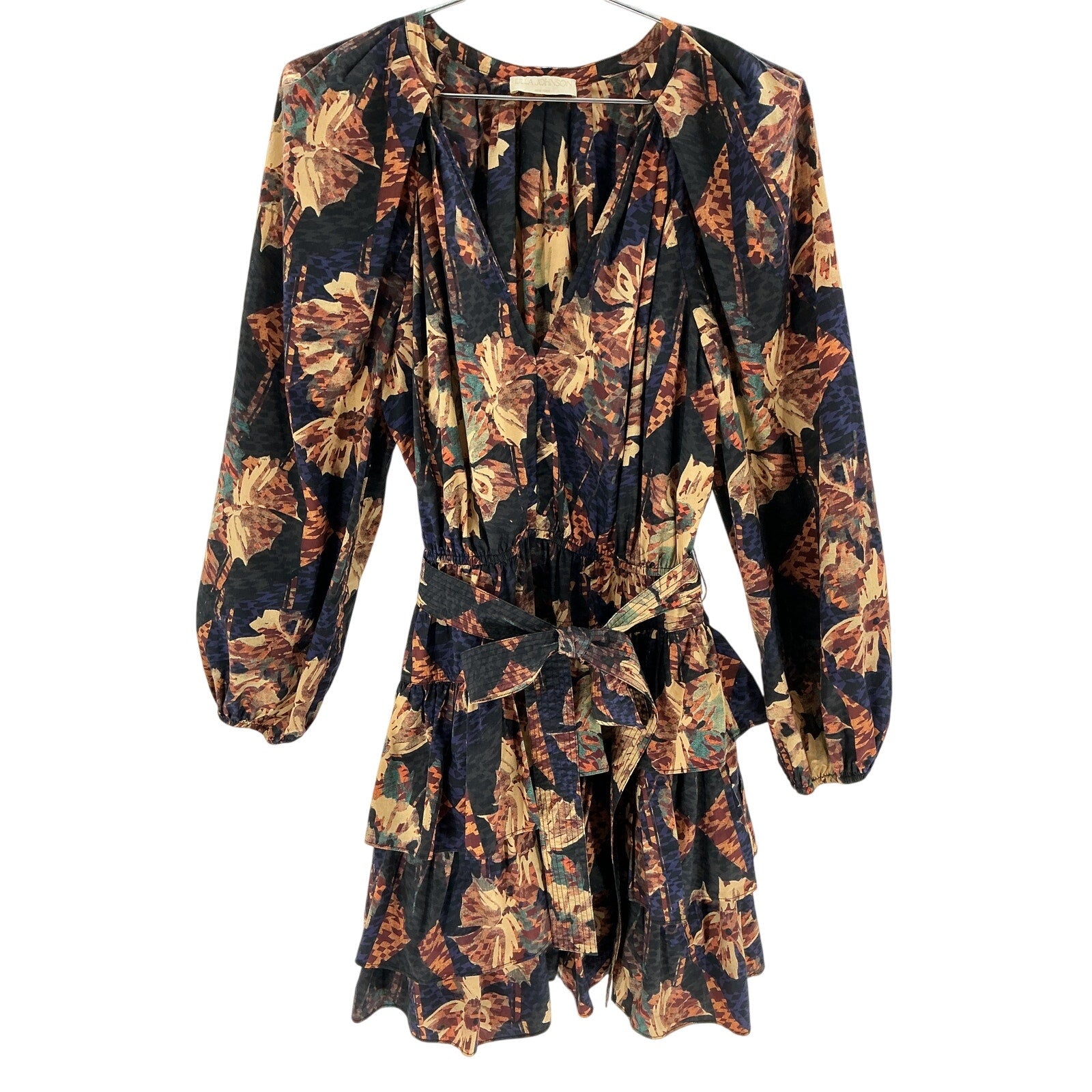 Ulla Johnson 'Miranda' Blue Cotton Dress Size 8