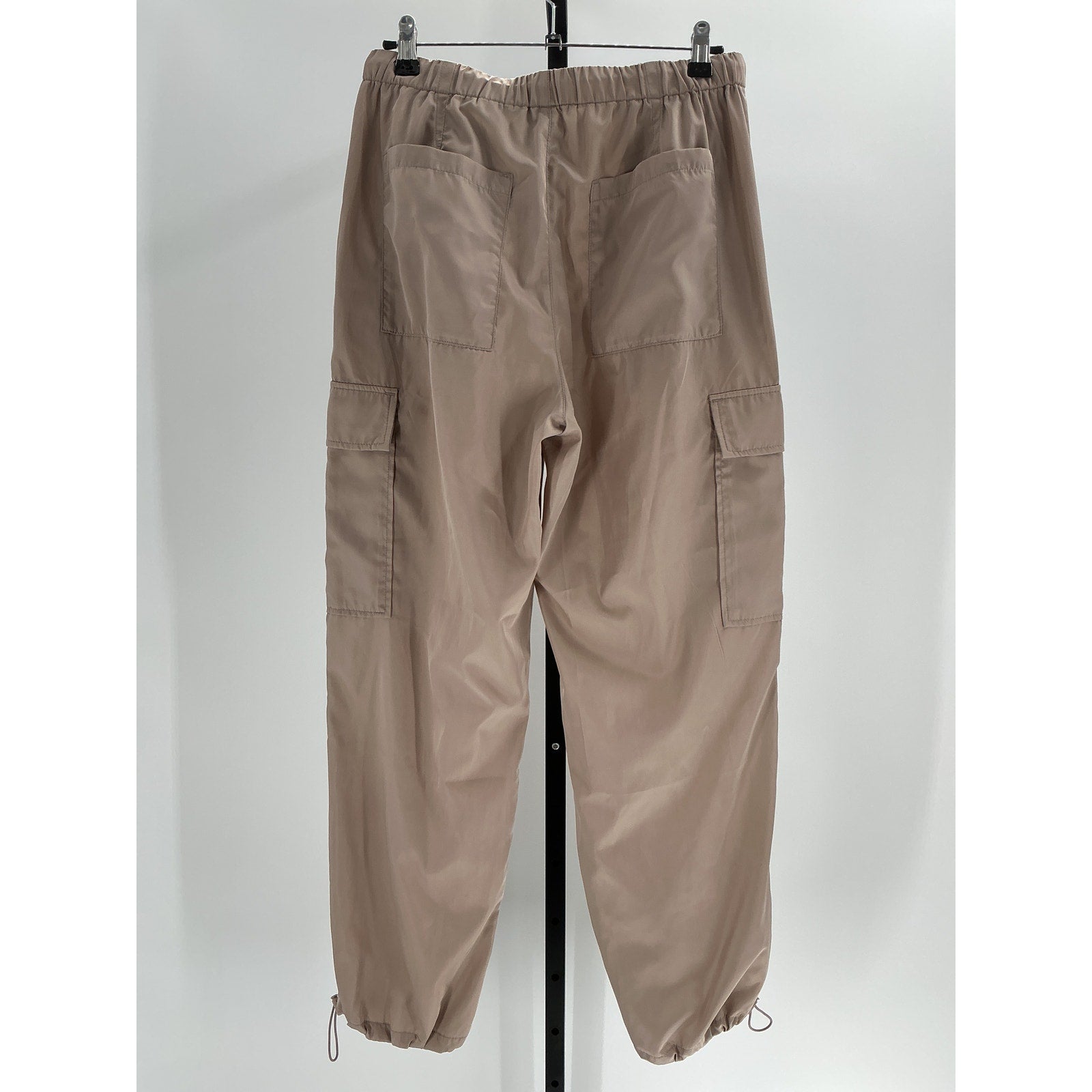 Pistola 'Jade' Beige Polyester Lightweight Cargo Trouser Size M