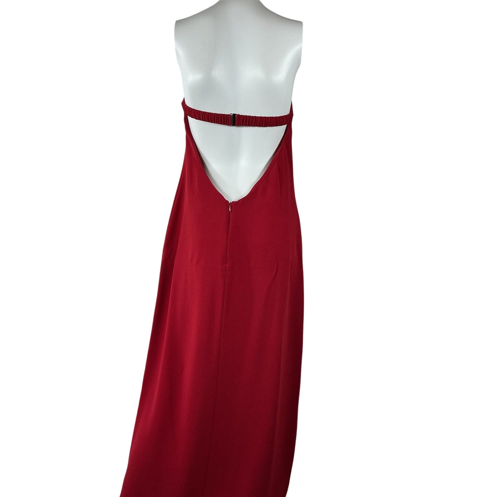 Reformation 'Nino' Red Acetate Dress Size 8