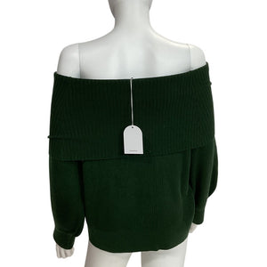 Song Of Style Ribbed Green Miso Sweater Size XS NWT