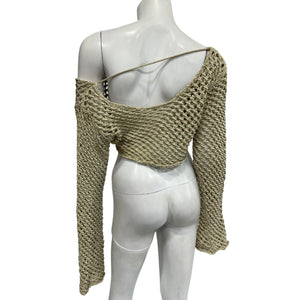 Bananhot Crochet Ivory Magen Top Size XS / S
