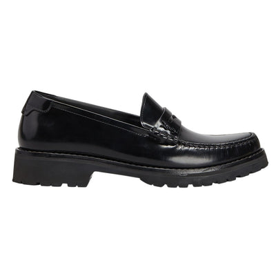 Saint Laurent Polished Black Mag 15 Loafers Size EU 38 / US 8