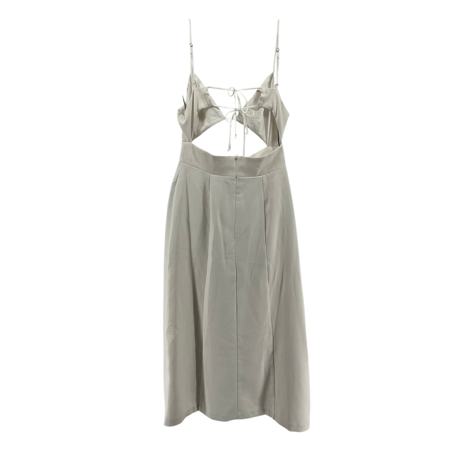 For Love & Lemons 'Natasha' Cream Polyester Midi Dress Size S