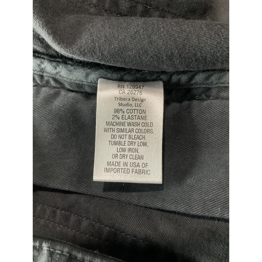 Nili Lotan 'Jenna' Black Cotton Pants Size 4