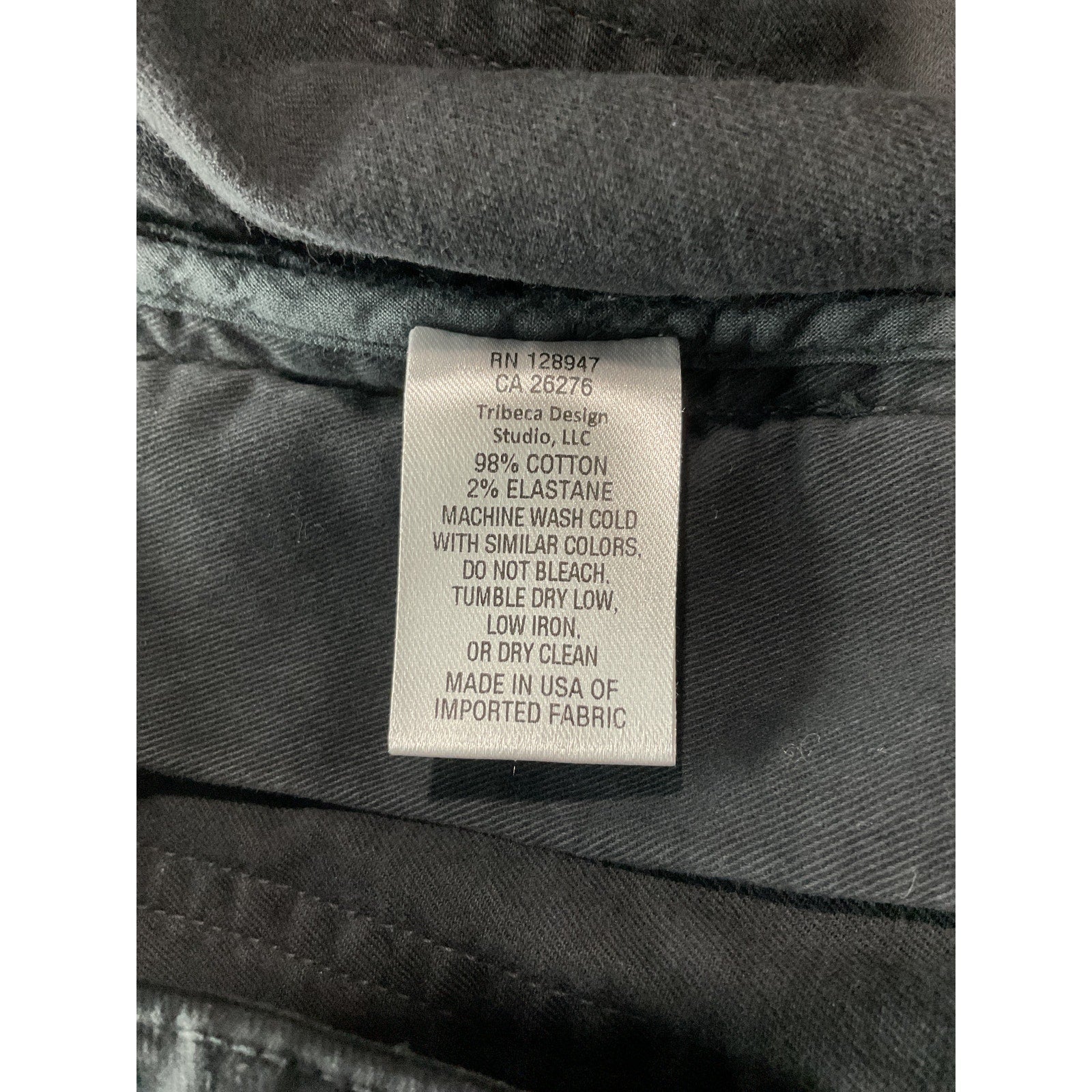Nili Lotan 'Jenna' Black Cotton Pants Size 4