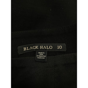Black Halo Sleek Black Kacie Two Piece Maxi Dress Size 10
