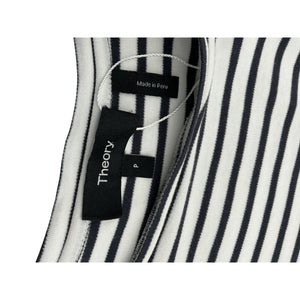 Theory Striped Multicolor Easy Tee Dress Size P