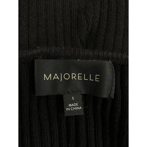 Majorelle Ribbed Black Salone Sweater Size S