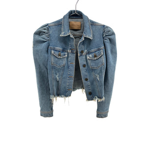 Retrofête Fw20-3128 - Rissa Blue Cotton Jacket Size S