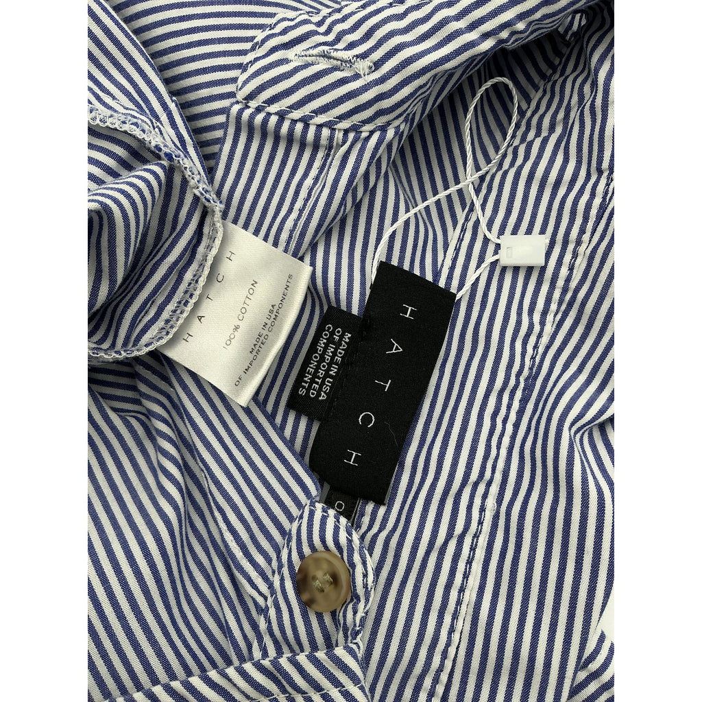 Hatch The Classic Blue Cotton Buttondown Size 0