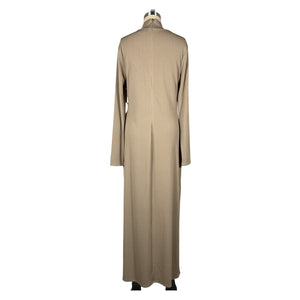 Reformation Ribbed Taupe Mallorie Dress Size XL NWT