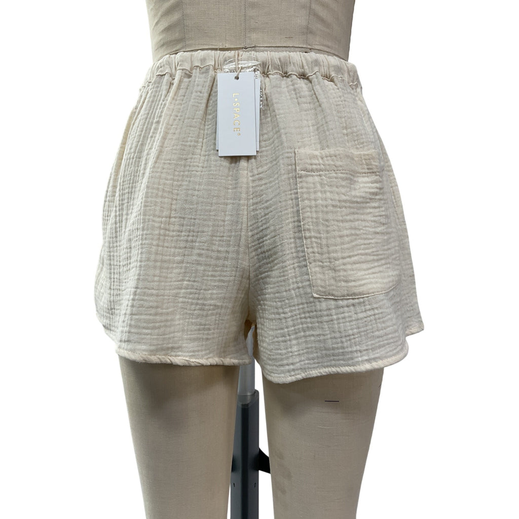 Lspace 'Skipper' Cream Cotton Short Size XS NWT