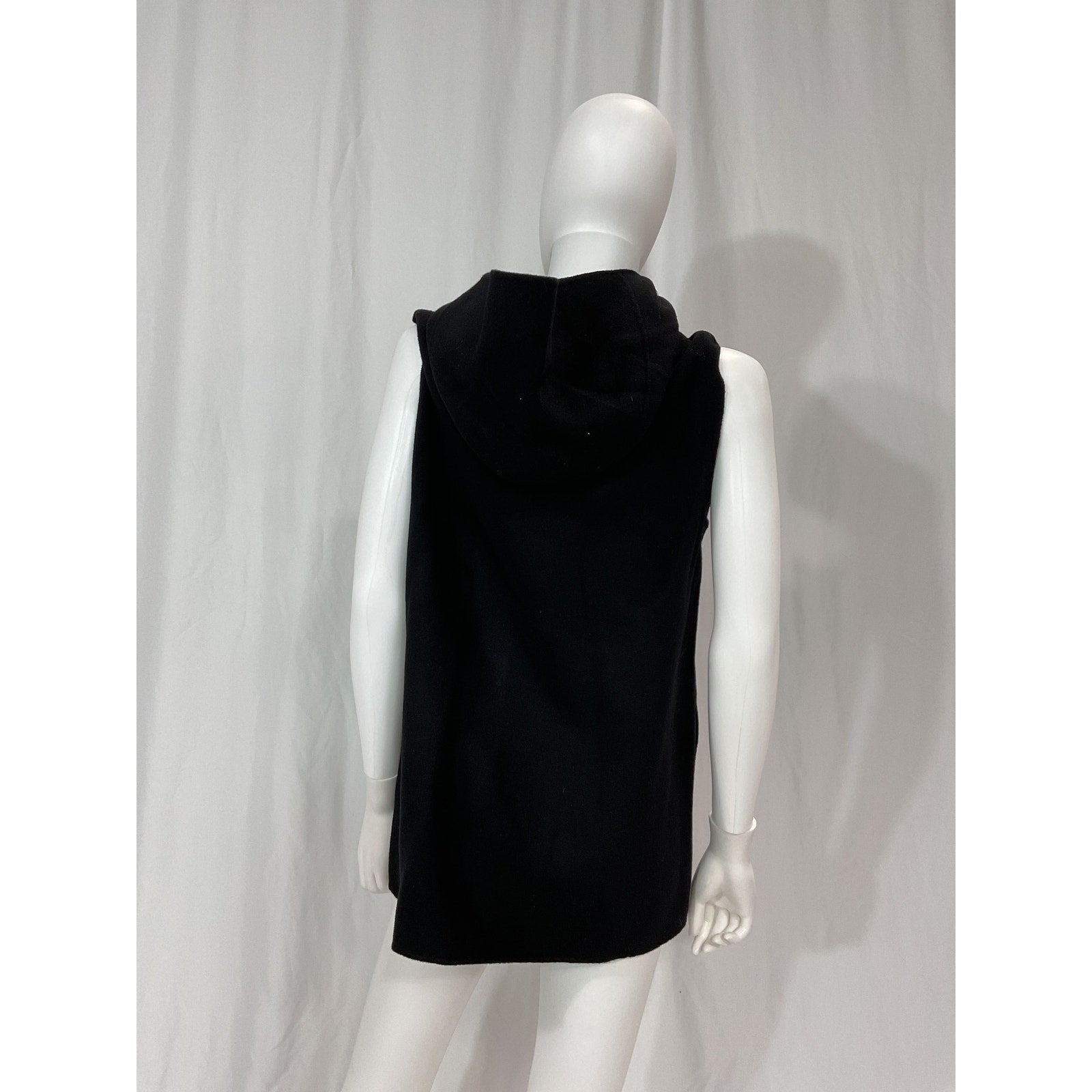 Theory 'Clairene' Black Wool Cashmere Blend Vest