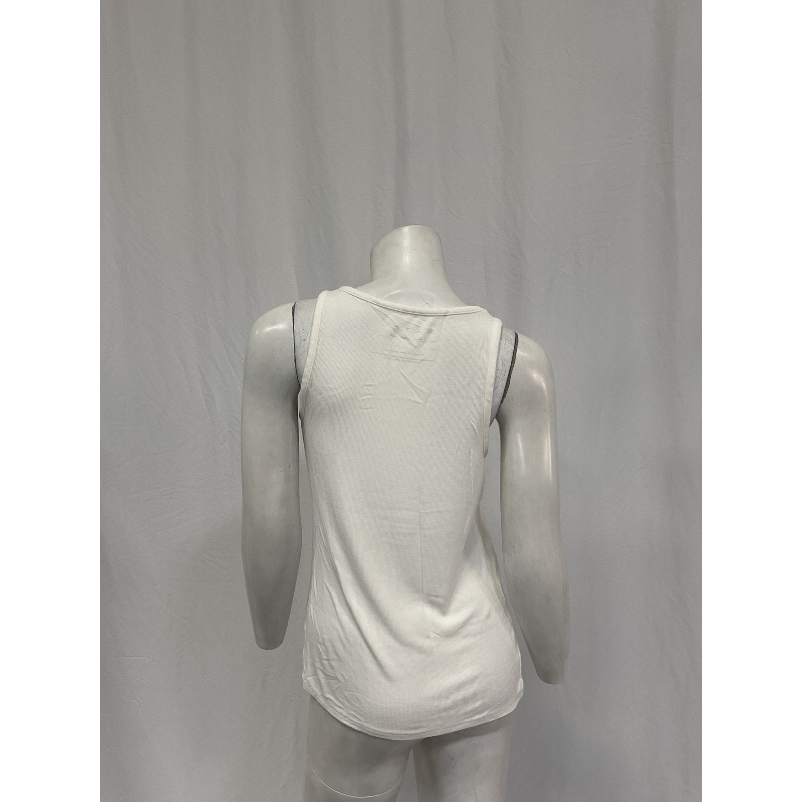 Hatch The Softest Rib White Nylon Tank 2-Pack Size 2