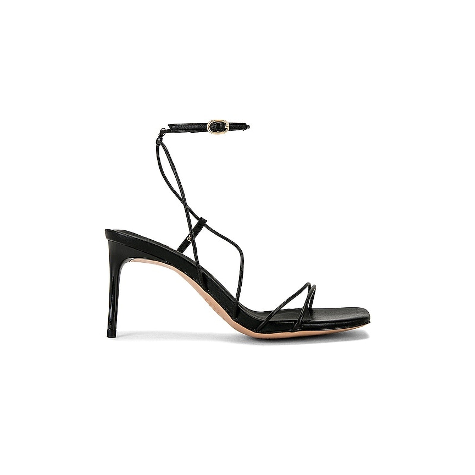 Alias Mae 'Inez' Black Leather Heel Size 8