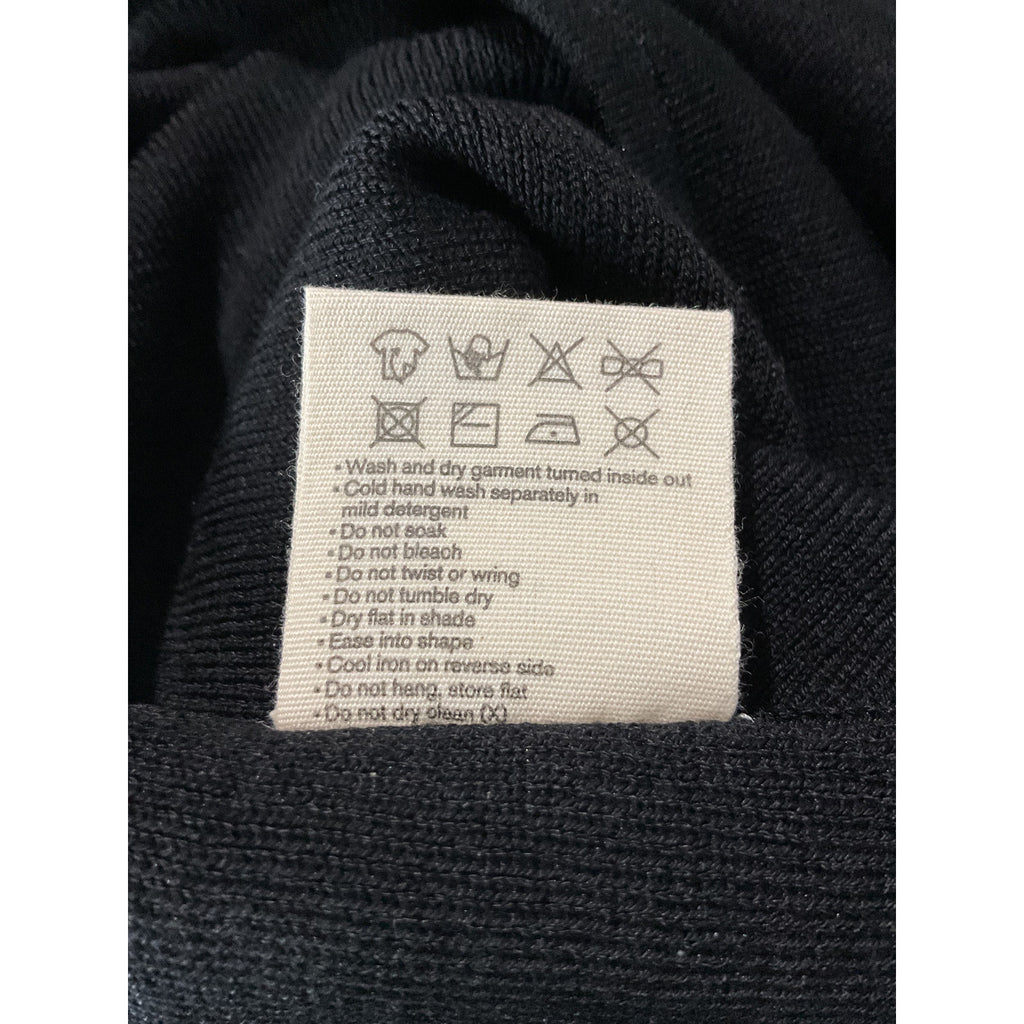 St. Agni Sheer Black Lyocell Tencel Column Skirt Size M