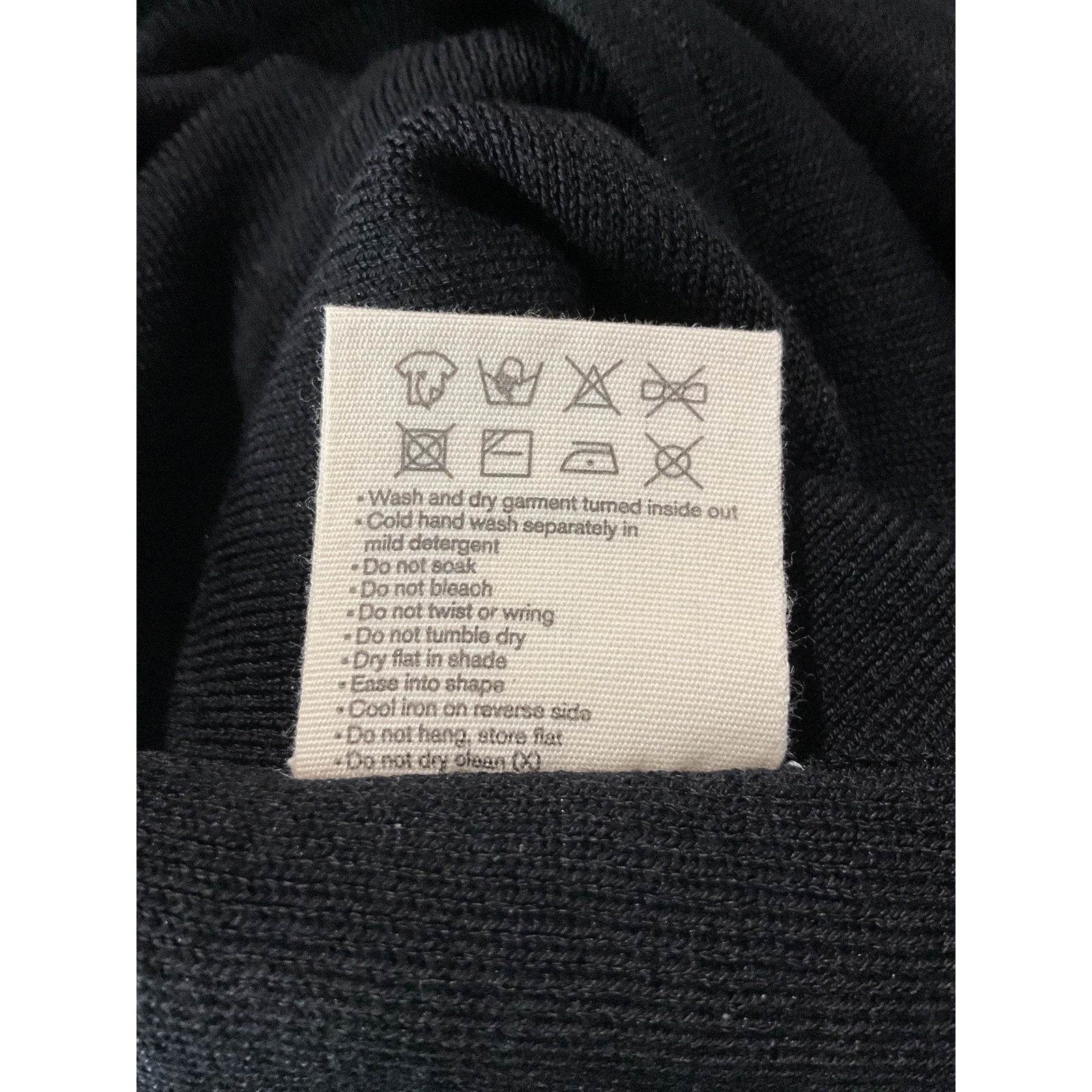 St. Agni Sheer Black Lyocell Tencel Column Skirt Size M