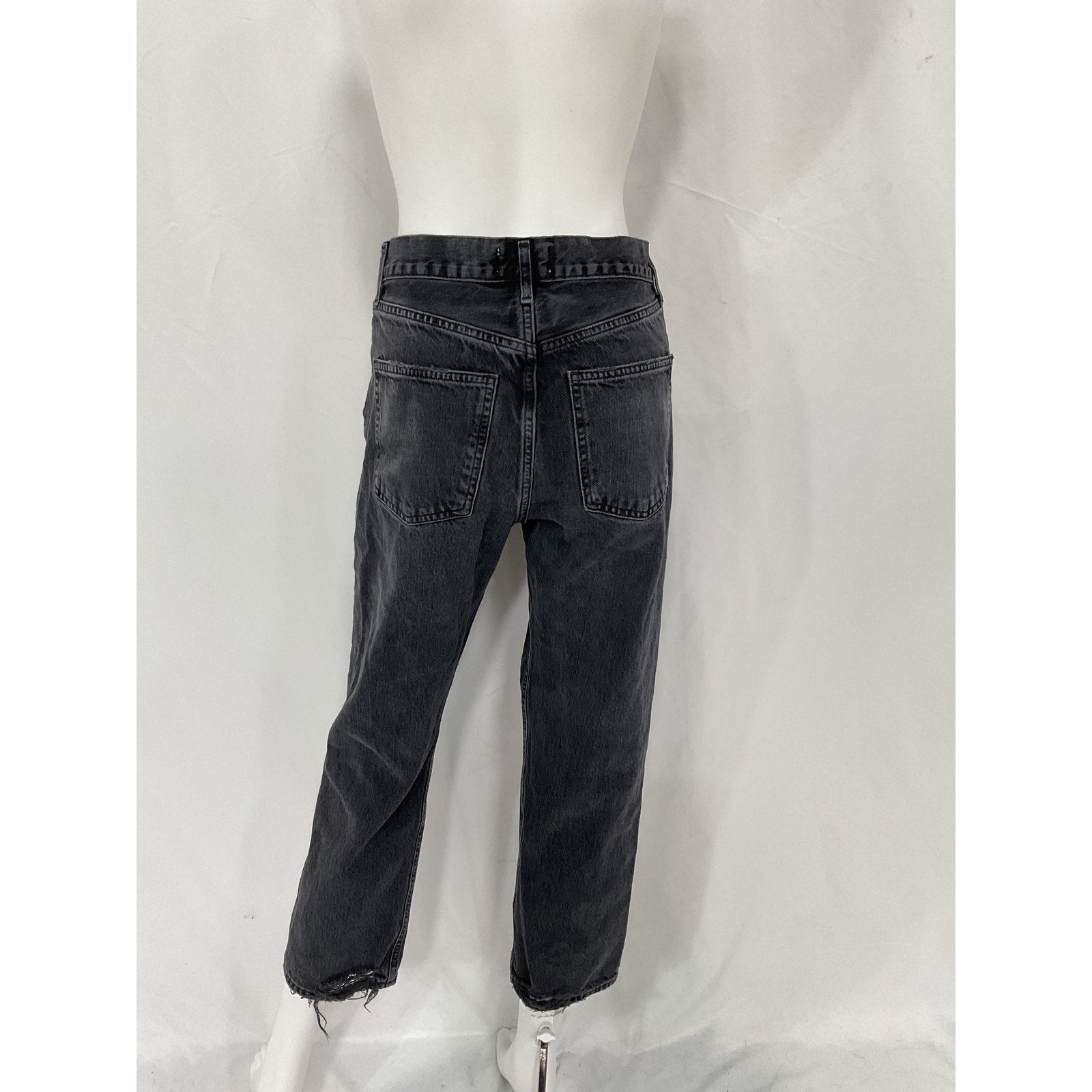 Agolde '90s' Black Crop Denim Jeans Size 26