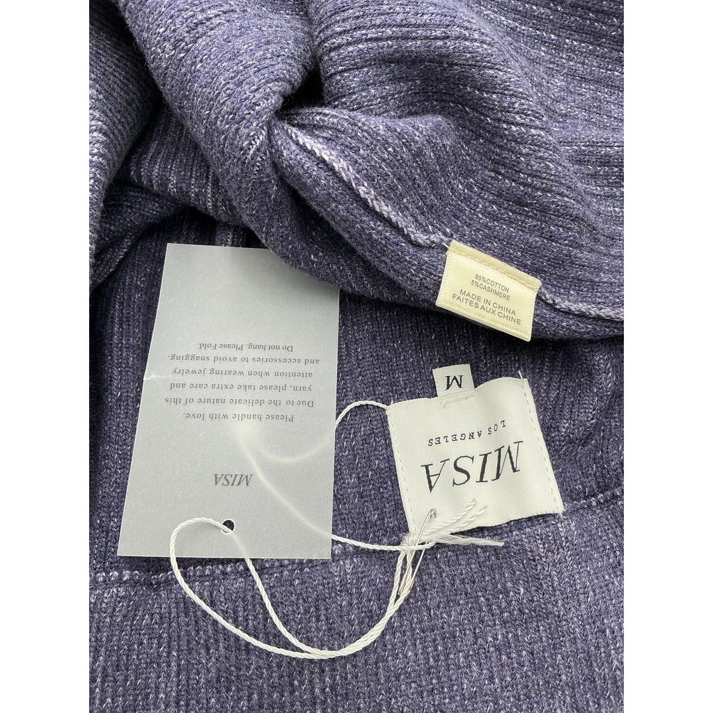 Misa Los Angeles 'Gloria' Blue Cotton Skirt Size M