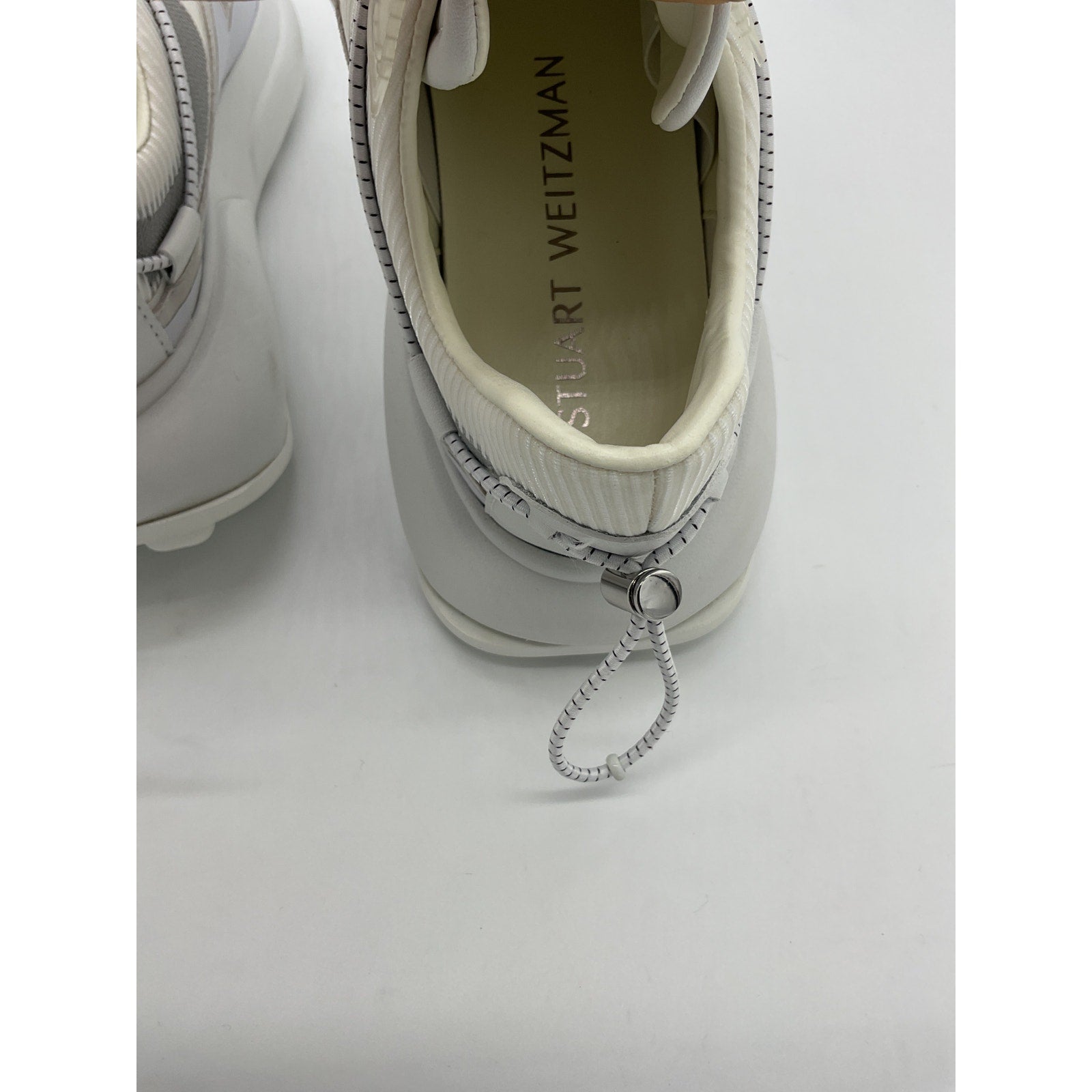Stuart Weitzman White Leather Sw 1 Sneaker Size 6 - NWT