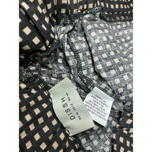 Dissh Checkered Black Hudson Pants Size 12
