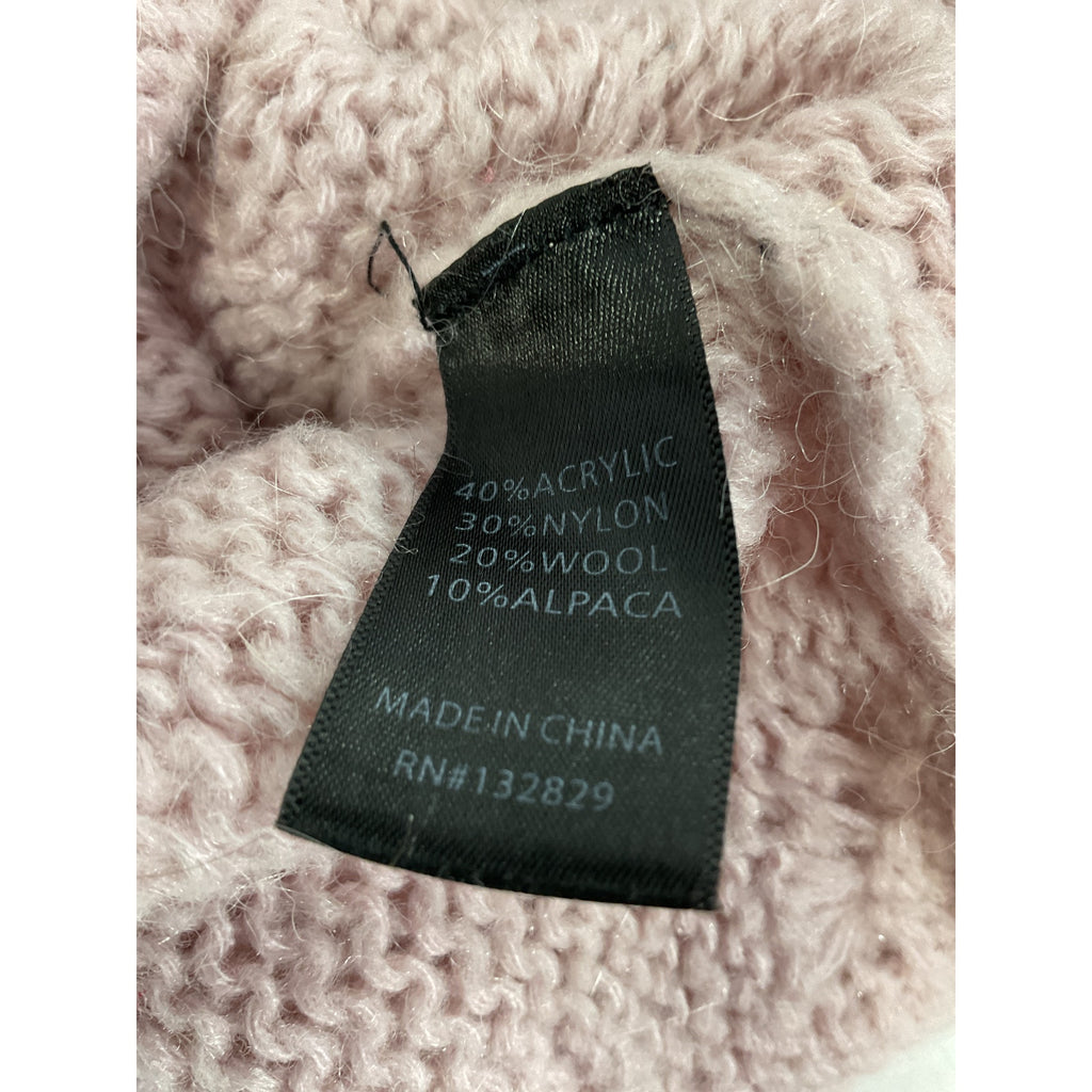 House Of Harlow 1960 x Revolve 'Elaina' Pink Braided One Shoulder Sweater Size S