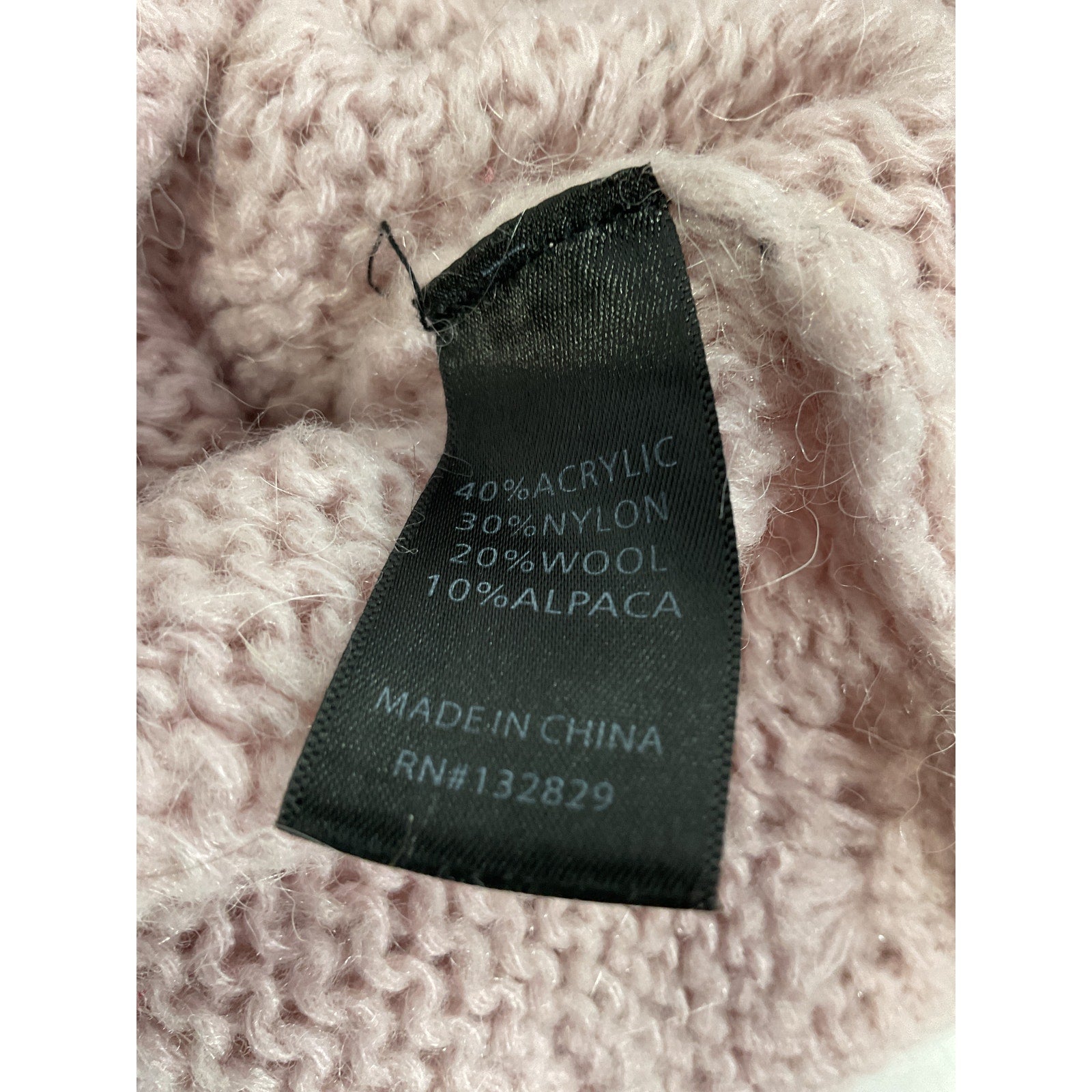 House Of Harlow 1960 x Revolve 'Elaina' Pink Braided One Shoulder Sweater Size S