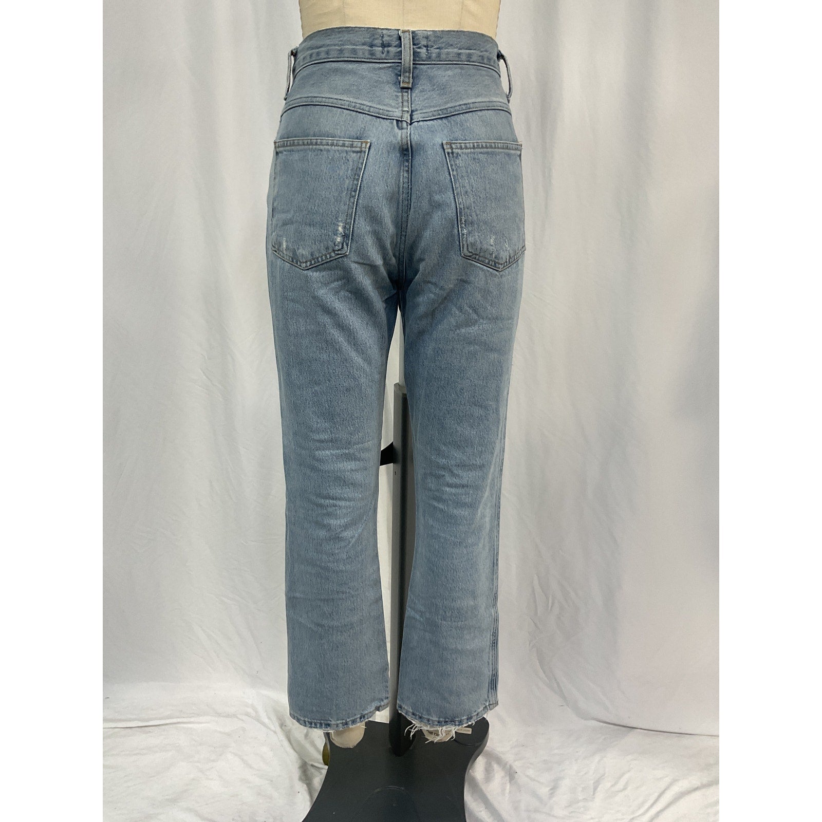Agolde Pinch Waist High Rise Blue Cotton Kick Jean Size 26