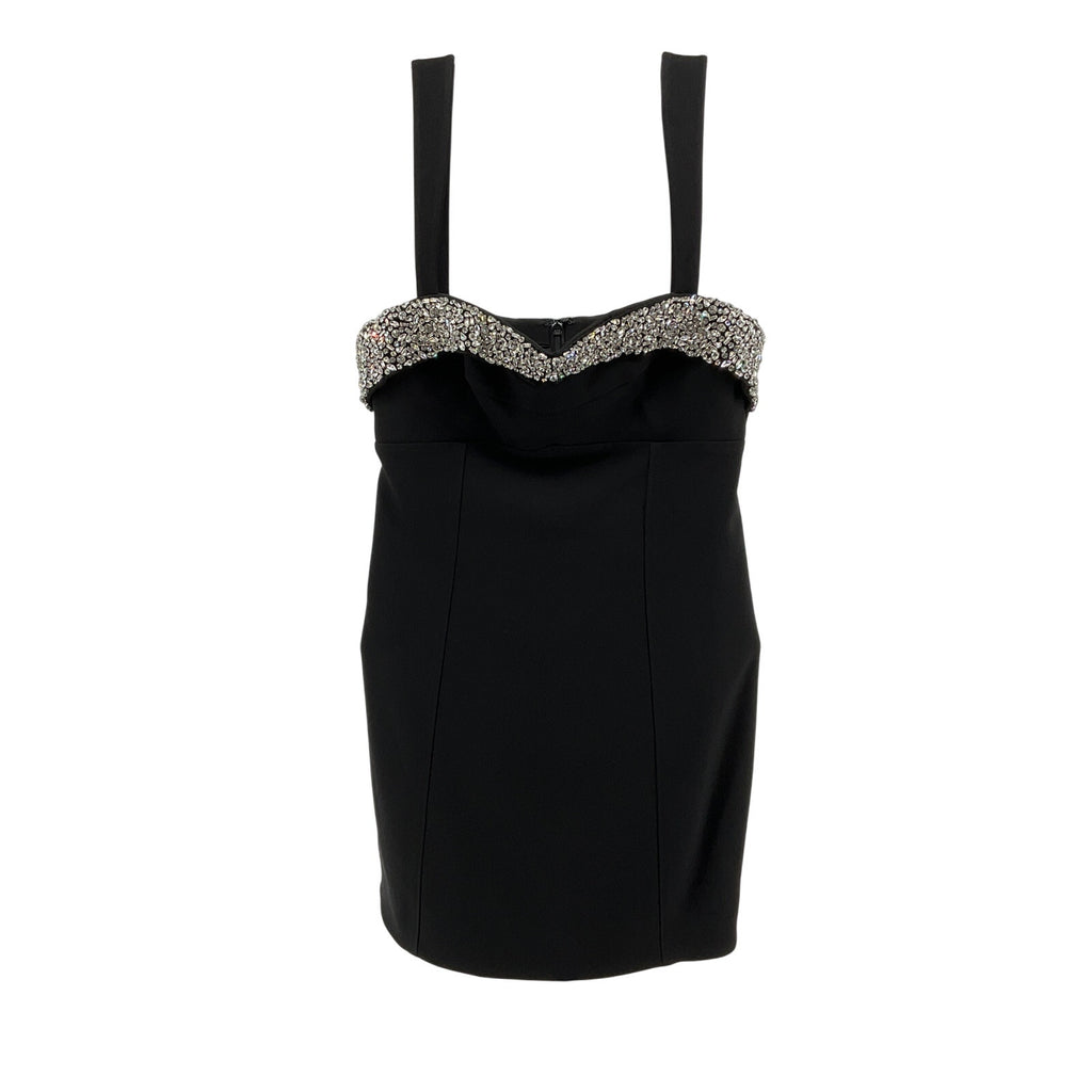 Simkhai 'Lenny' Black Acetate Mini Dress Size 6