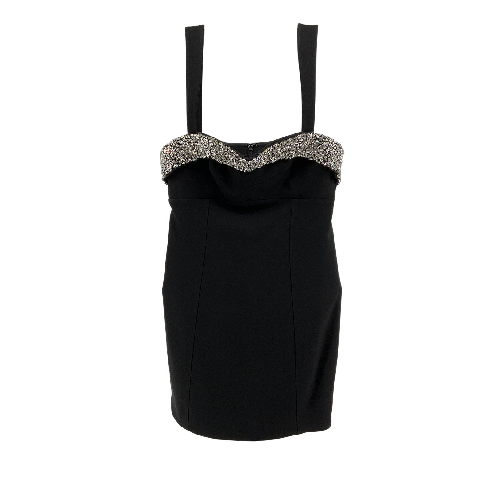 Simkhai 'Lenny' Black Acetate Mini Dress Size 6