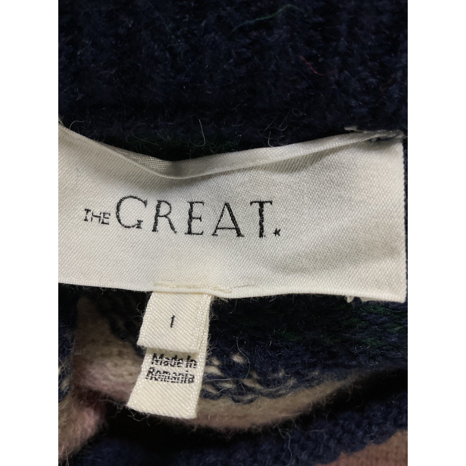 The Great 'The Bubble' Black Pullover Size 1