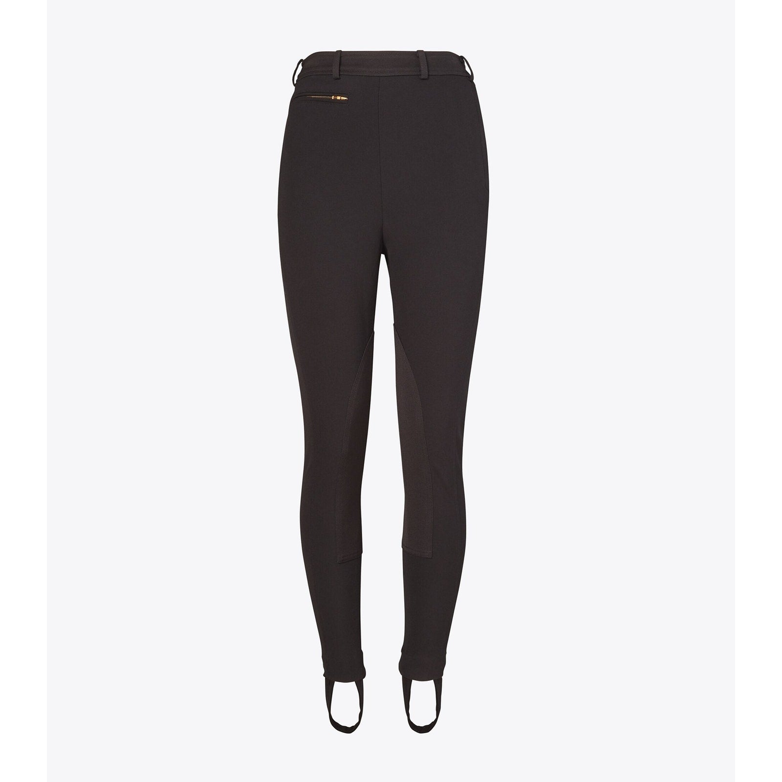 Tory Burch 'Riding' Black Wood Gaberdine Waistband Pant Size 8