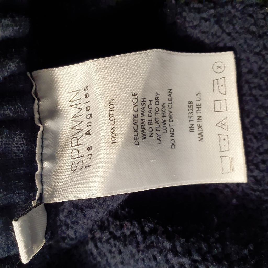 Mother 'Heart' Navy Logo Sweatpants Size S