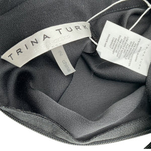 Trina Turk Embellished Black Gaudin Dress Size 2