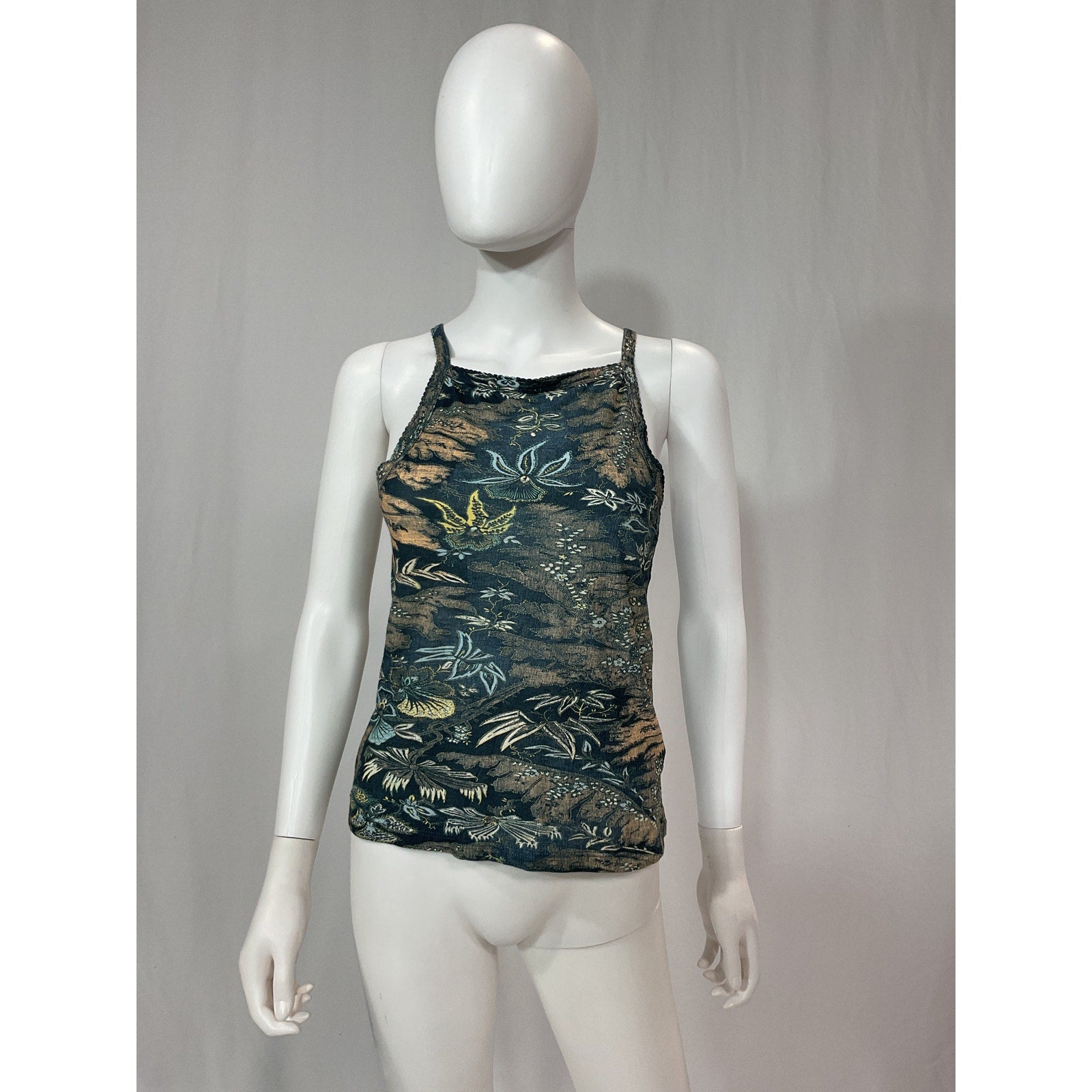 Ulla Johnson 'Sidney' Blue Cami Top Size XS