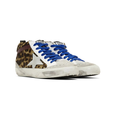 Golden Goose Bold Spotted Horsy-Grey Star Midstar Sneakers Size EU 40 / US 10