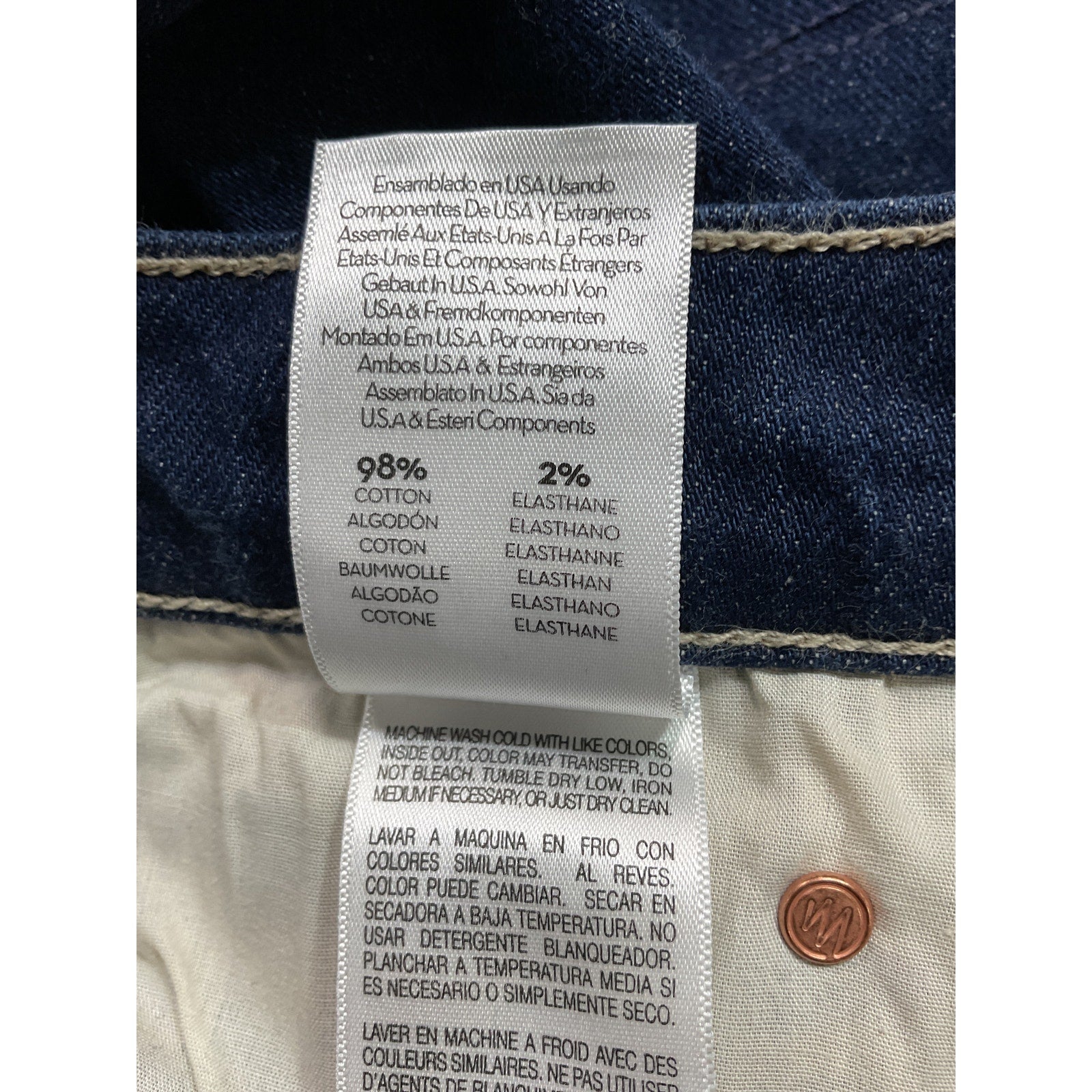 Mother High Waisted Black 'Rascal Hover' Denim Jean Size 27