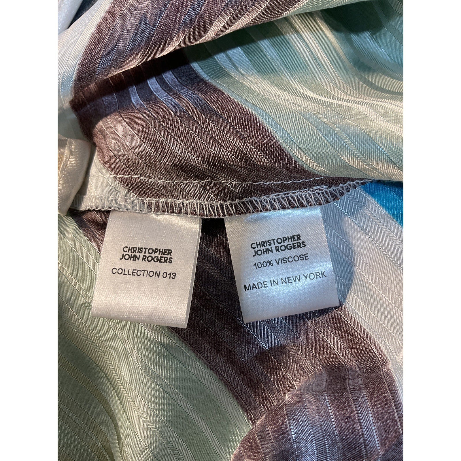 Christopher John Rogers 'Bias' Green Satin Maxi Skirt Size 2