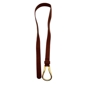 B-Low The Belt Pebbled Brown Ryder Wrap Belt Size S