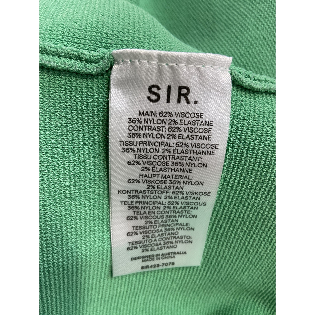 Sir. 'Salvador' Green Cut Out Dress Size S