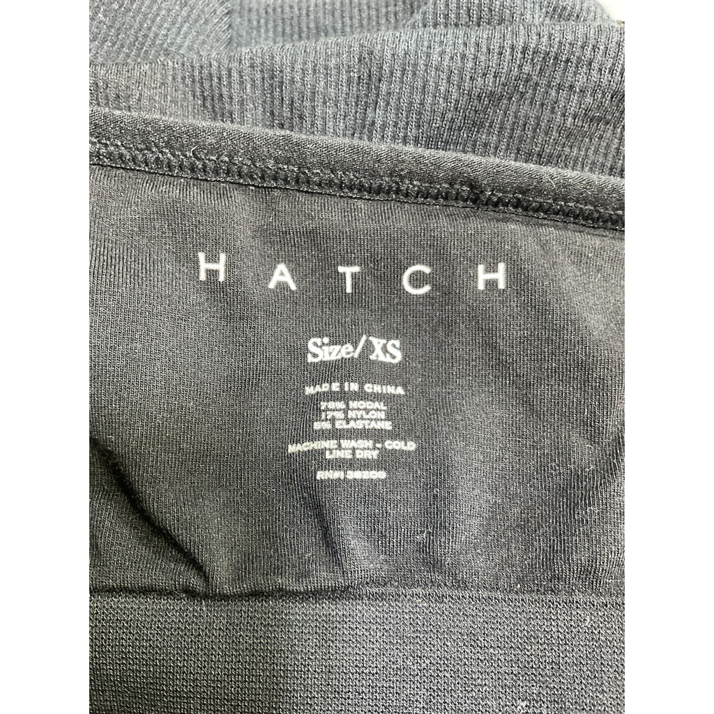 Hatch The Body Black Nylon Rib Unitard Size XS