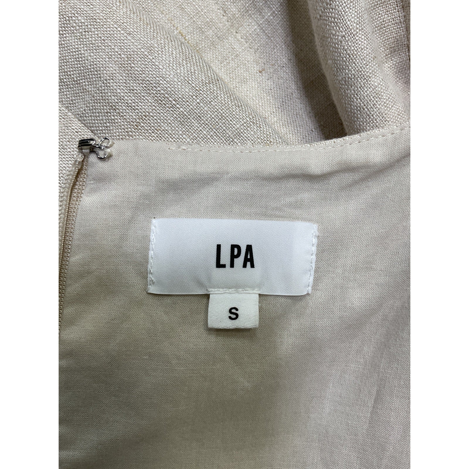 Lpa 'Seina' White Linen Mini Dress Size S