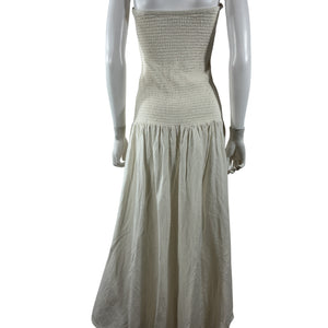 L*Space Smocked White Lila Dress Size XL