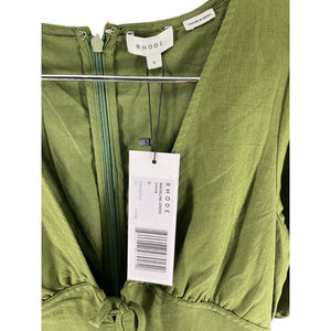 Rhode Chic Green Madeline Dress Size 0 NWT
