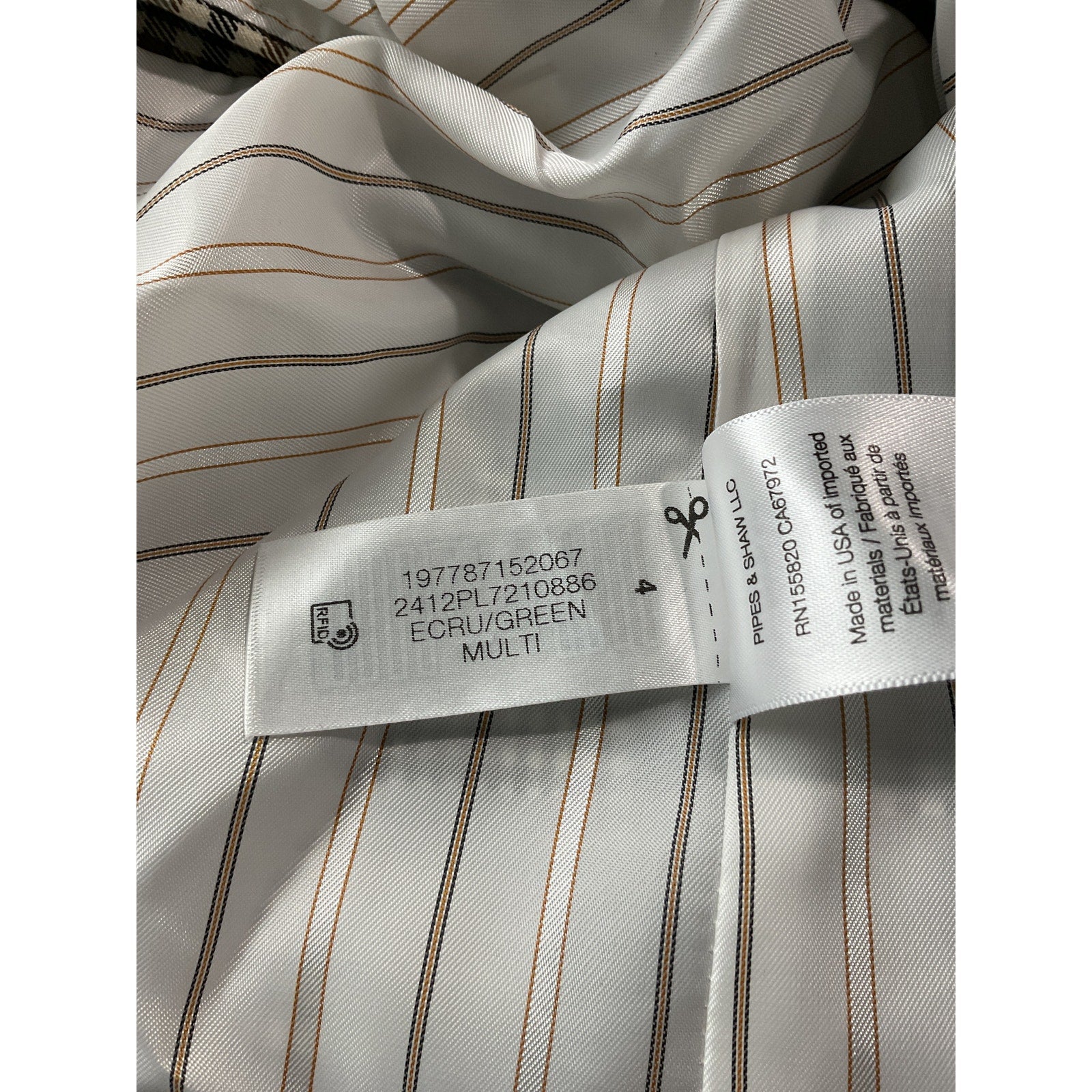 Veronica Beard 'Ryanne' White Polyester Belted Dickey Jacket Size 4 - NWT