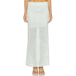 A.L.C. Open Knit Pale Mint Midi Skirt Size XS