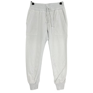 James Perse Relaxed White Mixed Media Jogger Pants Size 1